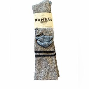 NWT Bombas Compression Socks in Heather Gray and Navy large